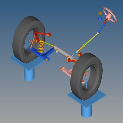 Flex body analysis on the LCA of a Suspension : Skill-Lync